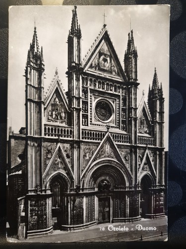 Orvieto duomo cartolina - orvieto, post
