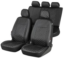 coprisedili compatibili con fiat 500 2007-in poi 11060 nero ecopelle fodere auto