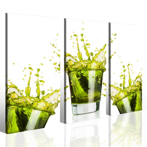 Quadri moderni yellow cocktail - quadri,