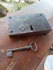 ANTICA SERRATURA SCATOLATA IN