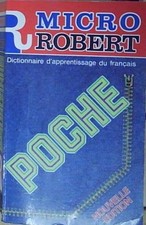MICRO ROBERT DICTIONNAIRE