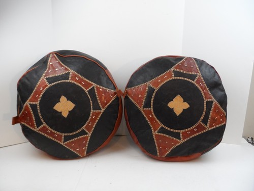 Pouf pelle fatto mano - pouf,