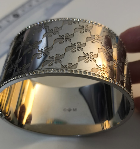 Bracciale cristallo argento - bracciale,