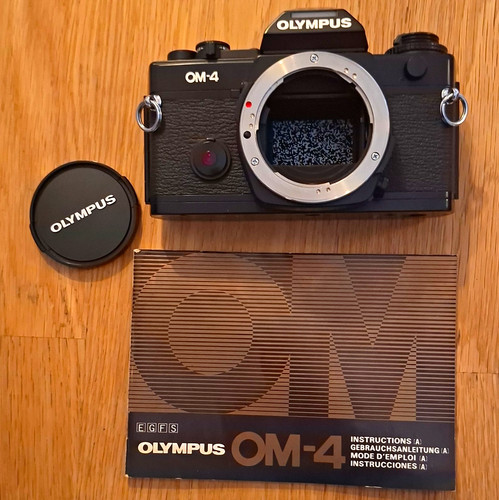 Olympus fotocamera reflex - om-4,