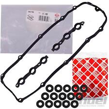 Elring + 15x Febi Guarnizione Coperchio Valvole Adatto A per BMW E46 E39 E60 E53