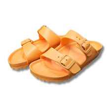Sandali da donna Birkenstock Arizona arancioni ciabatte in gomma tg. 38 stretta