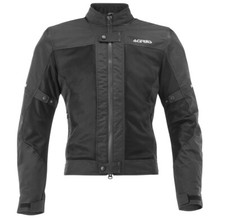 GIACCA MOTO ACERBIS ESTIVA TRAFORATA RAMSEY CE VENTED NERO BLACK TG XXL