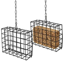 Metal suet feeder - suet, confezione