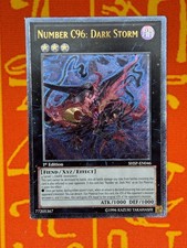 YUGIOH NUMBER C96: DARK STORM ULTIMATE RARE 1ST EDITION EXCELLENT SHSP-EN046