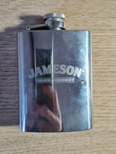 Vintage Fiaschetta Jameson Irish Whiskey in acciaio inox
