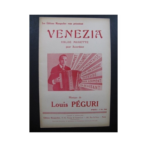 Venezia valse musette louis - venezia,