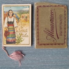 Calendario Antico 1954 Sorrisi d' Italia Calendarietto da Barbiere Regioni