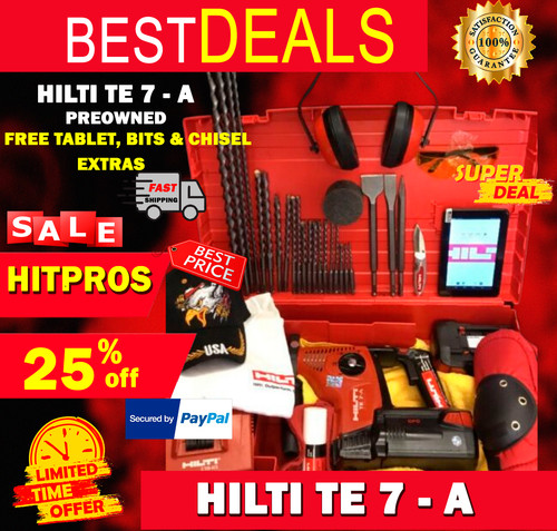 Hilti preowned free - te, preowned,