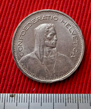 Confoederatio Helvetica 5 FR. 1954 argento 835 MONETA RARA