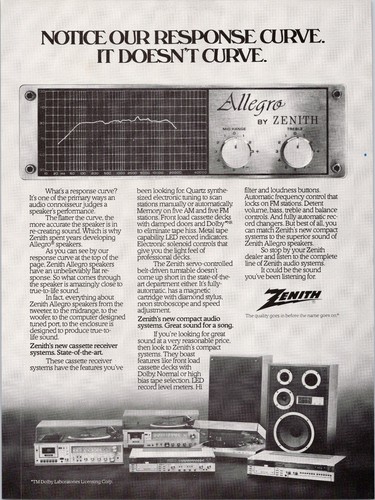 Zenith allegro vintage 1981 - zenith,