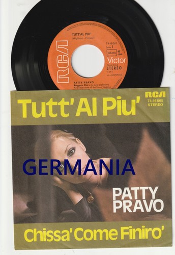Patty pravo tutt piu 1 - pravo-tutt'al, piu'+1
