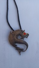 COLLANA CIONDOLO METALLO DRAGO C137