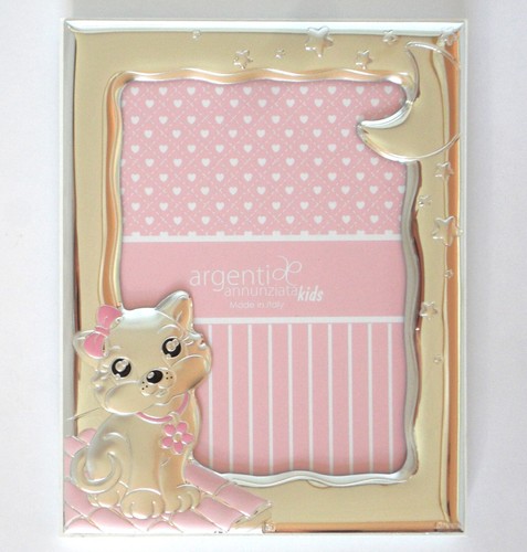 Cornice portafoto argento pvd - cornice,