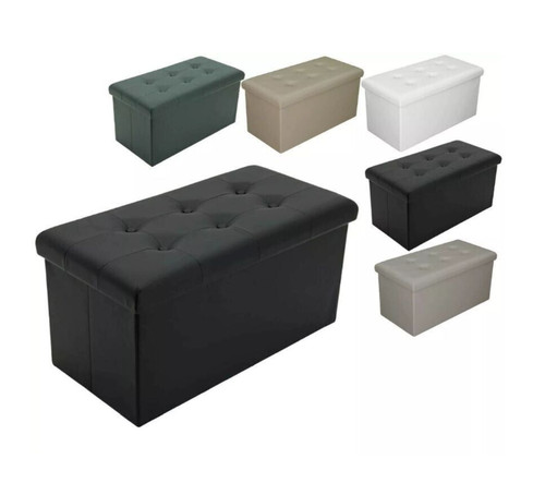 Puff pouf contenitore ecopelle - pouf,