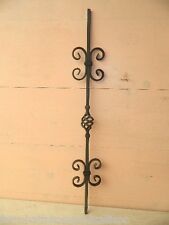 paletto in ferro battuto con pigna per recinzioni ringhiere fai da te EU.05.128
