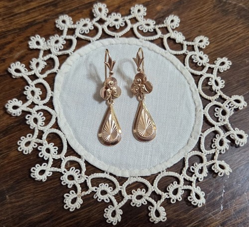 Orecchini goccia vintage - a,