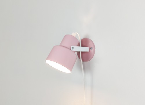 Lampada parete vintage rosa - lampada,
