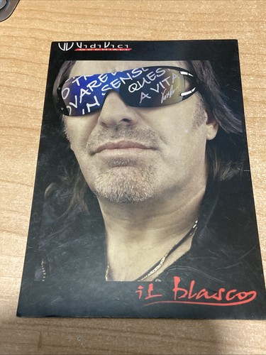 Vasco rossi cartolina promo - vasco,