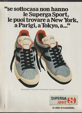 SUPERGA SPORT PUBBLICITÀ ADVERTISING 1980 CM. 29 X 22