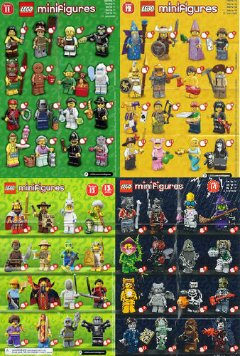 Lego minifigure serie - 12, 13