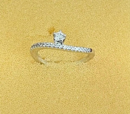 Anello solitario oro - solitario,