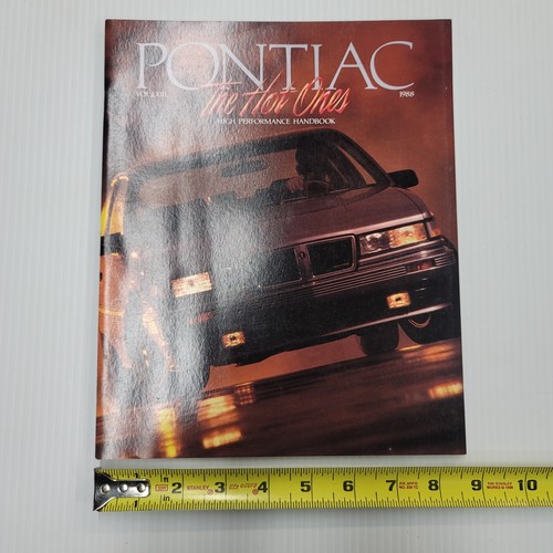 Pontiac the hot ones 1988 - pontiac,