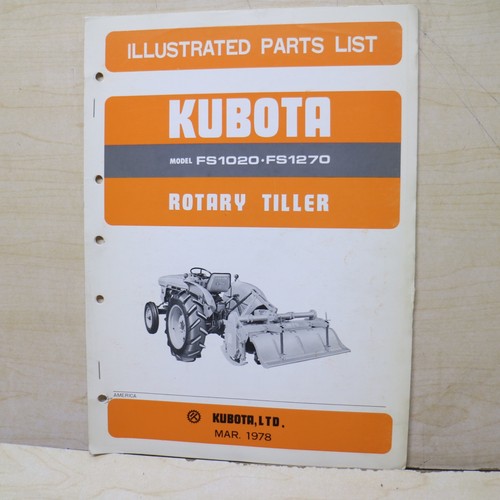 Kubota model fs1020 - kubota,