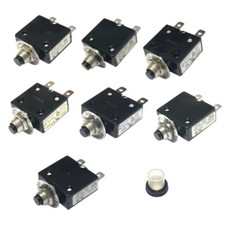 Interruttori Disgiuntori termici ripristinabili 250VAC 50VDC|8 varianti a scelta