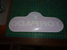 ADESIVO VINTAGE STICKER kleber VETROFANIA TORPADO BICICLETTE 