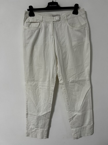 Moncler capri white pants - white,