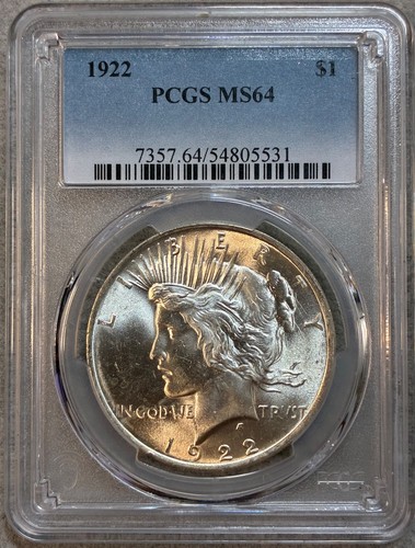 1922 dollaro della pace - 1922,