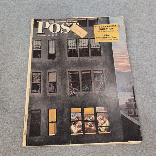 The saturday evening - evening, post