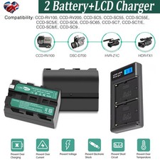 2x NP-F550 batteria fotocamera