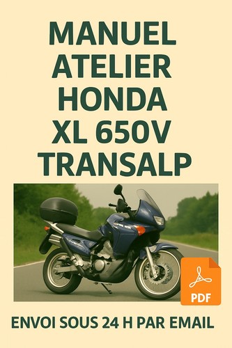 Manuel atelier honda - honda, 650v