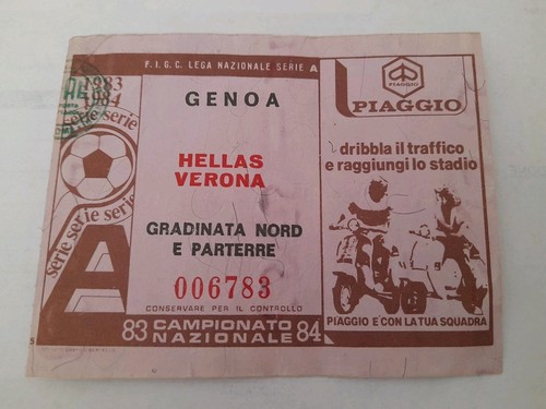 Biglietto stadio vintage - stadio,