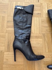 Stivali da donna Gucci numero 39 blu scuro, Tom Ford Leather boots