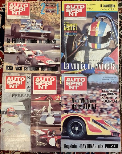 Lotto fascicoli autosprint - lotto,
