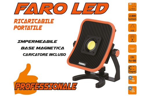 Proiettore faro led flood - faro,