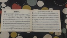 Spartito musicale con 18 marce militari e sinfoniche anno 1939