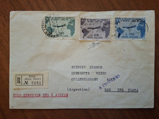 REPUBBLICA  6.4. 1961 GRONCHI ROSA SU BUSTA  RICOPERTO 205 lire GRIGIO