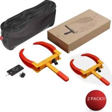 2pc Heavy Duty Wheel Clamp