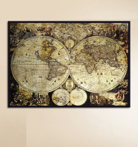 Mappa vecchio mondo worldmap - mappa,