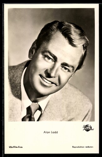Attore alan ladd - attore, sorridente