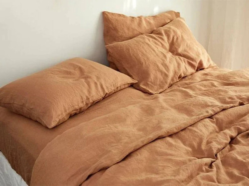 Lenzuolo lino 100 - 100%, legno