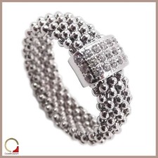 925 Silver Women Rhodium CZ